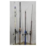 4 Surf Rods & Reels