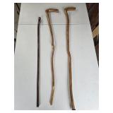 3- Handmade Walking Sticks