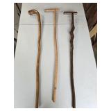 3- Handmade Walking Sticks