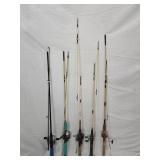 5 Fishing Rods & Reels