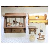Homemade Wooden Shelves & Decor