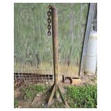 Metal Pole Stand 3"W Pole  62"H