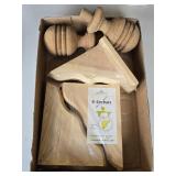 Wooden Shelf Brackets & Post Tops