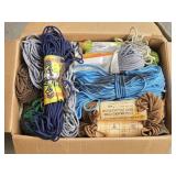 Box of Assorted Color Braided Rope