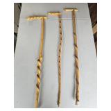 3- Handmade Walking Sticks