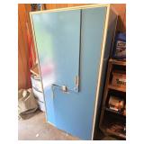 Wooden Cabinet 30"W 20"D 60"T (Contents Not