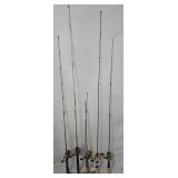 5 Fishing Rod & Reels