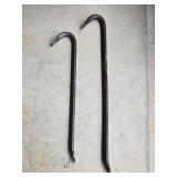 2 Pry Bars 23" & 29"