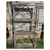 4-Tier Metal Shelf 30ï¿½"W 11ï¿½"D 59"T