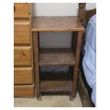 3-Tier Side Table 15"W 12"D 25"H