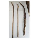 3- Handmade Walking Sticks