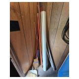 55" Roll Plastic, Broom, Handles & more