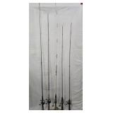 5 Fishing Rods & Reels