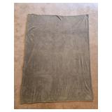 Green Fleece Throw 48"x 63"