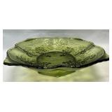 (B) Vintage Anchor Hocking Avocado Green Glass