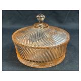 (J) Vintage Federal Glass Company Pink "Diana"