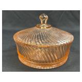 (J) Vintage Federal Glass Company Pink "Diana"