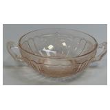 (K) Vintage Anchor Hocking Glass Company Pink