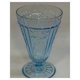 (J) Vintage Anchor Hocking Glass Company Ice Blue