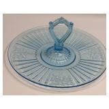 (J) Vintage Anchor Hocking Glass Company Ice Blue