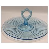 (K) Vintage Anchor Hocking Glass Company Ice Blue