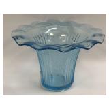 (J) Vintage Anchor Hocking Glass Company Ice Blue