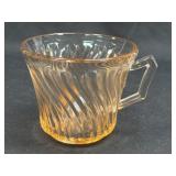 (J) Vintage Federal Glass Company Pink "Diana"