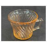 (J) Vintage Federal Glass Company Pink "Diana"