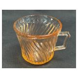 (J) Vintage Federal Glass Company Pink "Diana"
