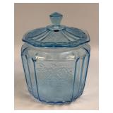 (J) Vintage Anchor Hocking Glass Company Ice Blue