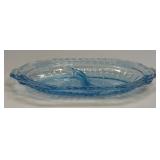 (J) Vintage Anchor Hocking Glass Company Ice Blue