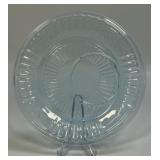 (J) Vintage Anchor Hocking Glass Company Ice Blue