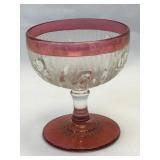 (K) Vintage Jeanette Glass Co Iris & Herringbone