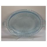 (J) Vintage Anchor Hocking Glass Company Ice Blue