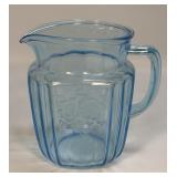(J) Vintage Anchor Hocking Glass Company Ice Blue