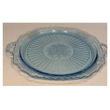 (J) Vintage Anchor Hocking Glass Company Ice Blue