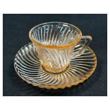 (J) Vintage Federal Glass Company Pink "Diana"