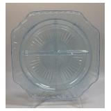 (J) Vintage Anchor Hocking Glass Company Ice Blue
