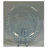 (J) Vintage Anchor Hocking Glass Company Ice Blue