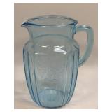 (K) Vintage Anchor Hocking Glass Company Ice Blue