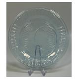 (J) Vintage Anchor Hocking Glass Company Ice Blue