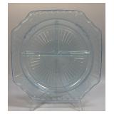 (J) Vintage Anchor Hocking Glass Company Ice Blue
