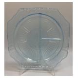(J) Vintage Anchor Hocking Glass Company Ice Blue