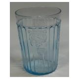 (J) Vintage Anchor Hocking Glass Company Ice Blue