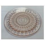 (K) Vintage Jeanette Glass Co Holiday Pink Buttons