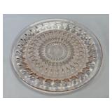 (K) Vintage Jeanette Glass Co Holiday Pink Buttons
