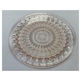 (K) Vintage Jeanette Glass Co Holiday Pink Buttons