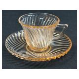 (J) Vintage Federal Glass Company Pink "Diana"