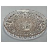 (K) Vintage Jeanette Glass Co Holiday Pink Buttons