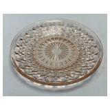 (K) Vintage Jeanette Glass Co Holiday Pink Buttons